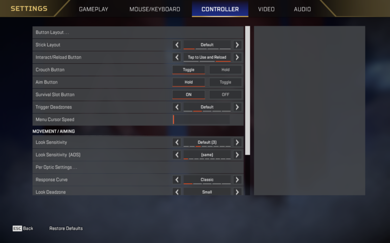 The Ultimate Controller Settings Guide for Apex Legends - ProGuides